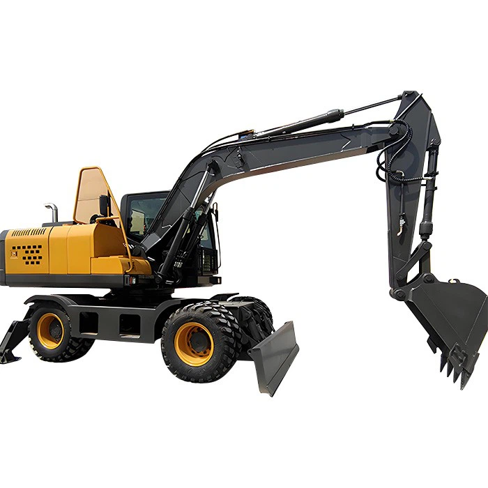 China Advanced Controls wheel Excavator for sale
